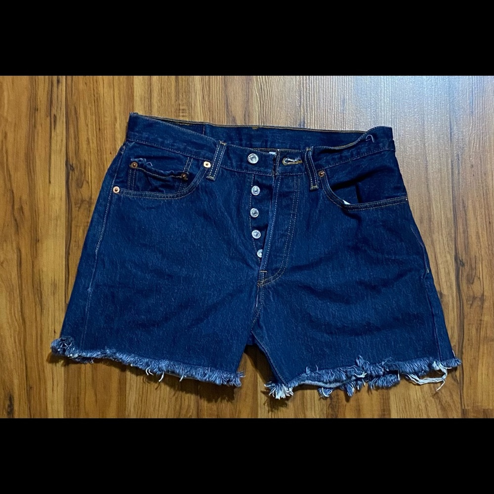 Levi’s 501 XX Jean Shorts Waist 32 Cutoffs Blue Denim
